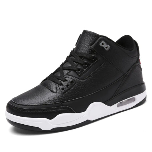 Scarpe di gomma in pelle