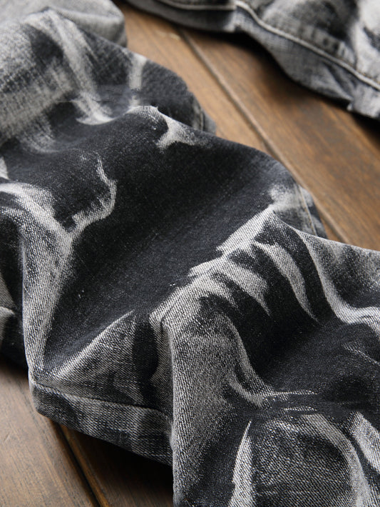 Slim Fit All-match Grigio Uomo Confortevole