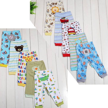 Leggings per bambini con stampa cartoon 5 pezzi