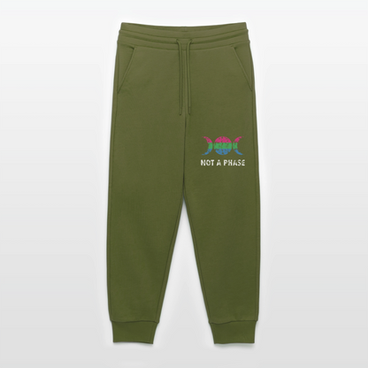 Pantaloni sportivi ecologici casual Made in UE - MOSS GREEN