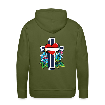 Men’s Premium Hoodie - olive green