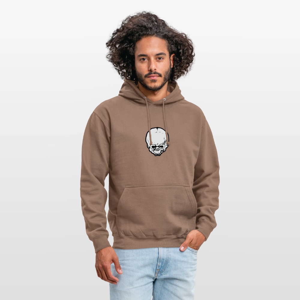 Felpa con cappuccio unisex - mokka