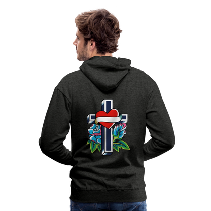 Men’s Premium Hoodie - charcoal grey