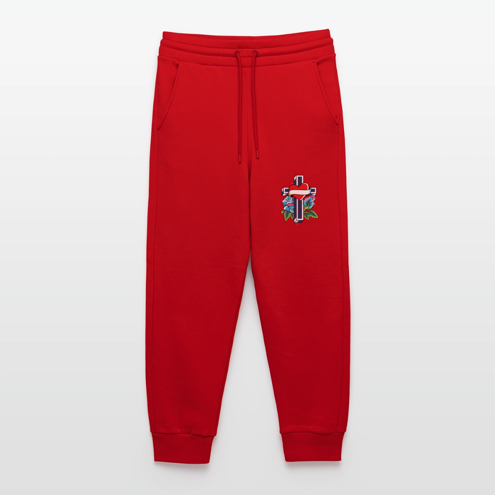 Pantaloni sportivi ecologici casual Made in UE - rosso