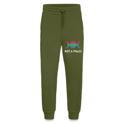 Pantaloni sportivi ecologici casual Made in UE - MOSS GREEN