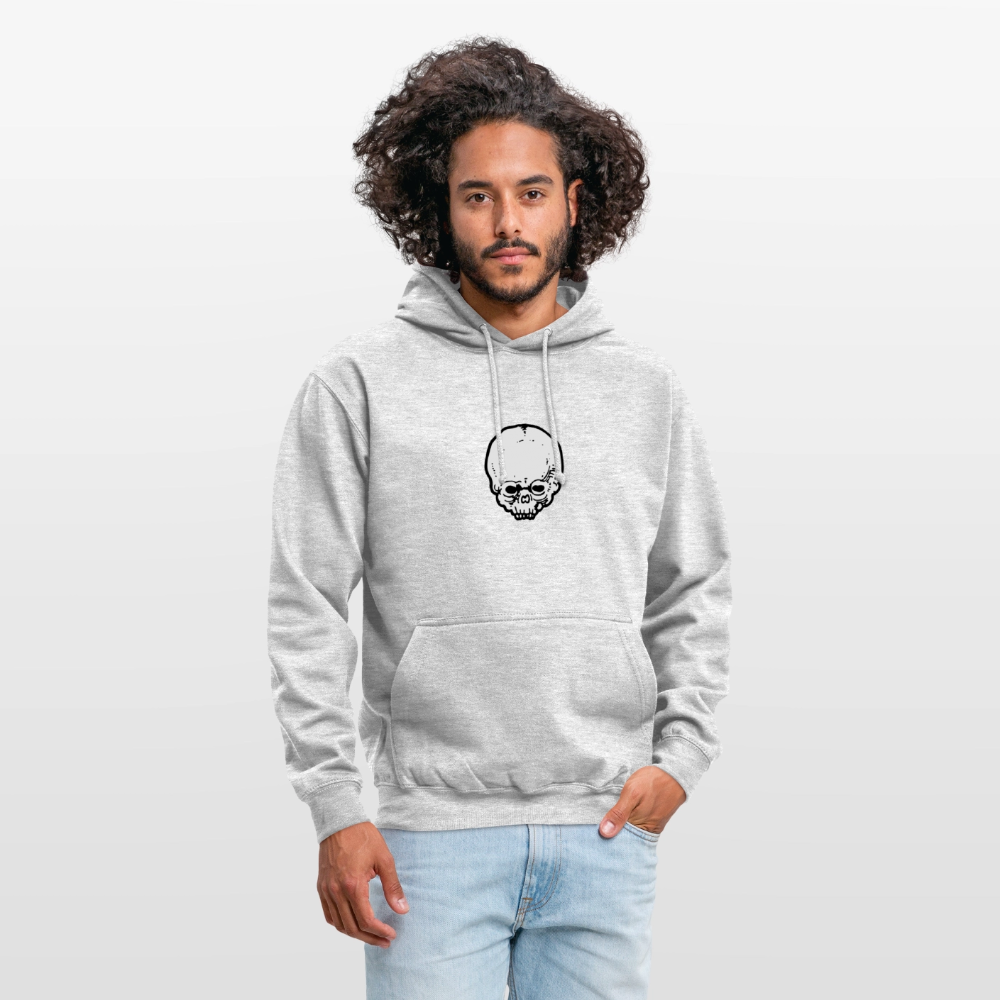 Felpa con cappuccio unisex - grigio chiaro melange