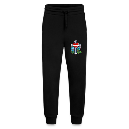 Pantaloni sportivi ecologici casual Made in UE - SOLID BLACK