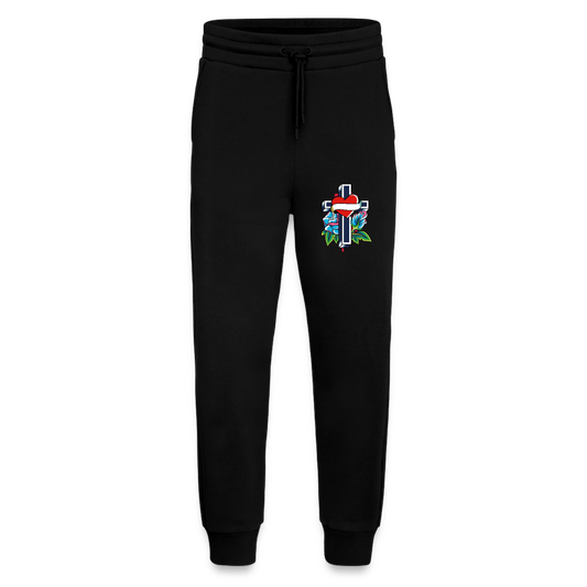Pantaloni sportivi ecologici casual Made in UE - SOLID BLACK
