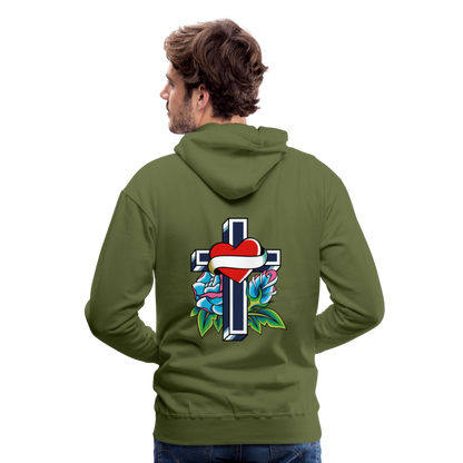 Men’s Premium Hoodie - olive green