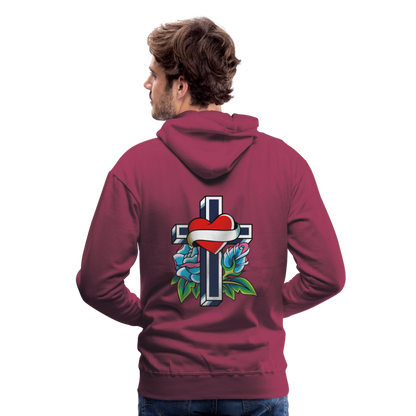 Men’s Premium Hoodie - bordeaux