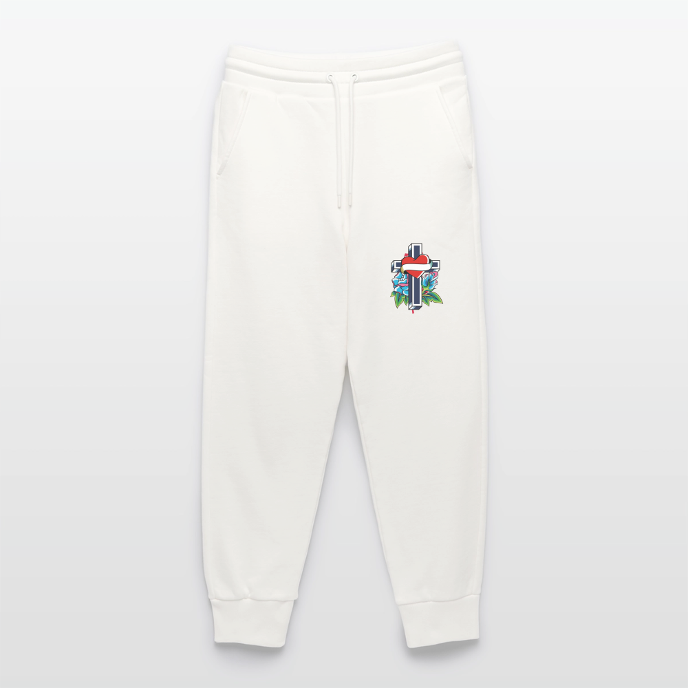 Pantaloni sportivi ecologici casual Made in UE - OFF WHITE