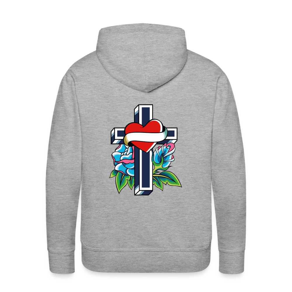 Men’s Premium Hoodie - heather grey