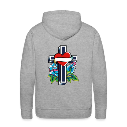 Men’s Premium Hoodie - heather grey