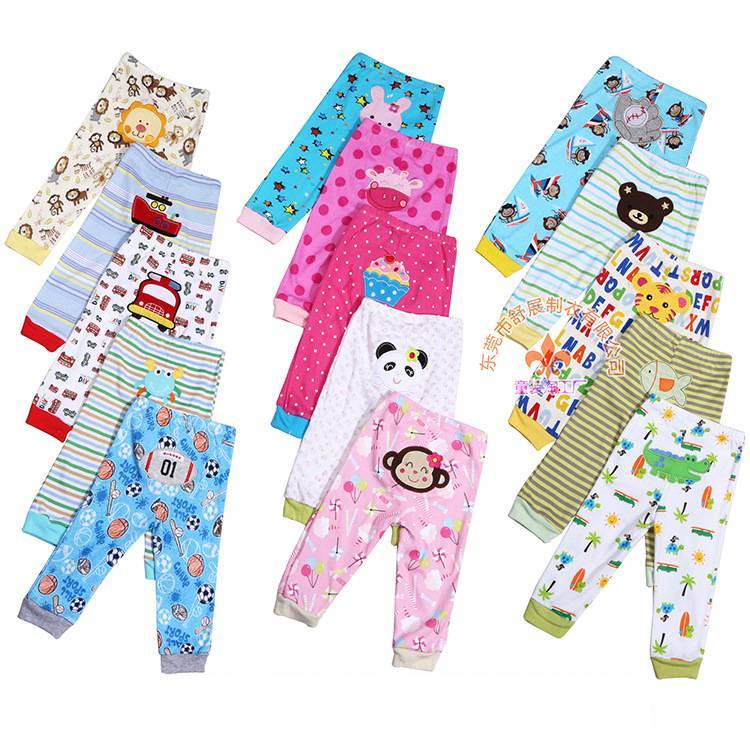 Leggings per bambini con stampa cartoon 5 pezzi