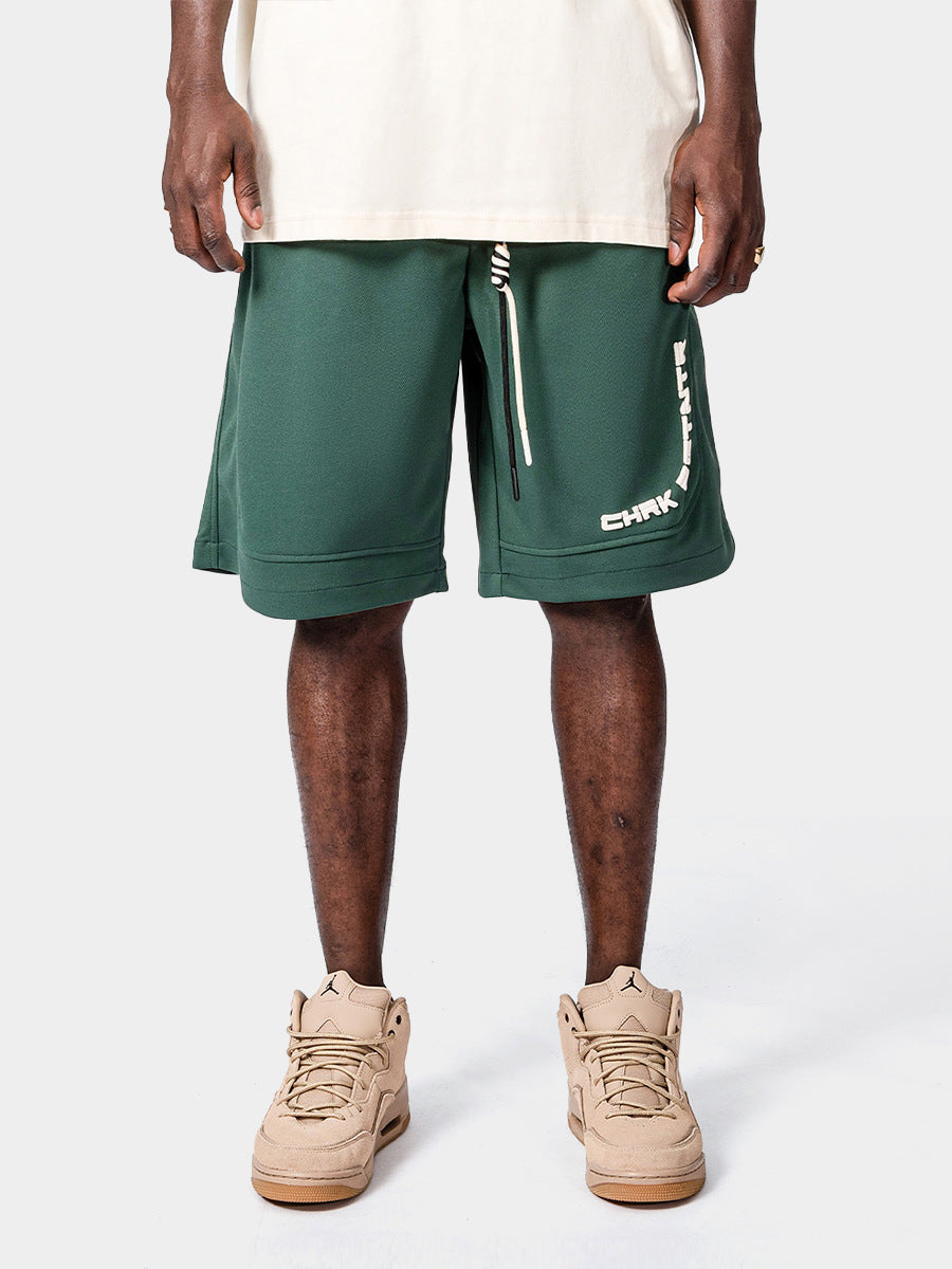 Loose Puff Print Shorts Pantaloni della tuta Uomo