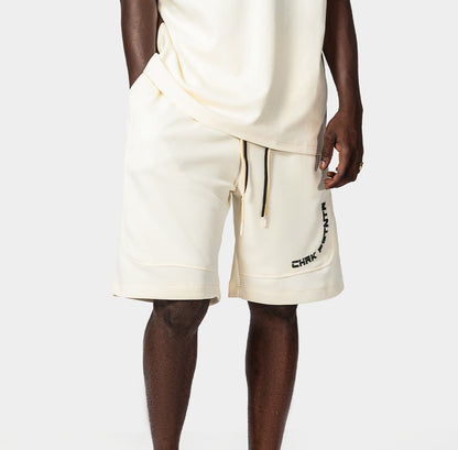 Loose Puff Print Shorts Pantaloni della tuta Uomo