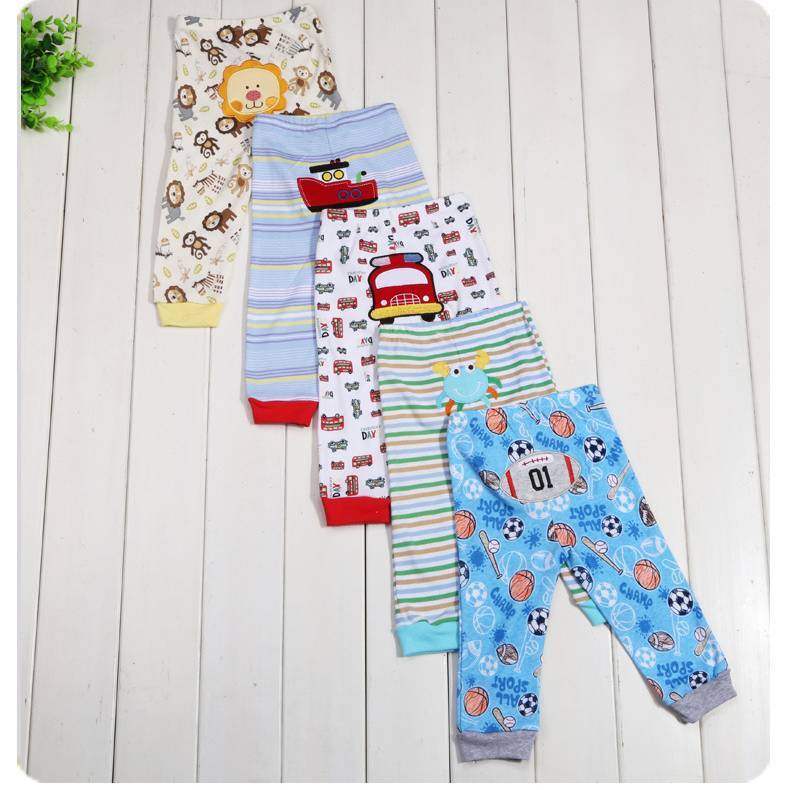 Leggings per bambini con stampa cartoon 5 pezzi