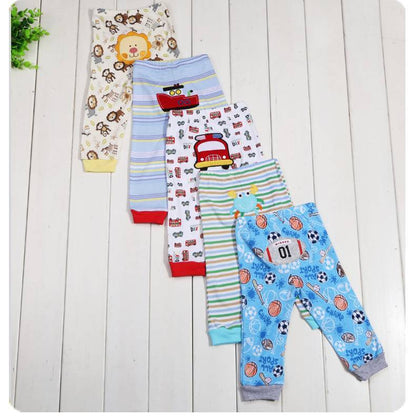 Leggings per bambini con stampa cartoon 5 pezzi