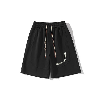 Loose Puff Print Shorts Pantaloni della tuta Uomo