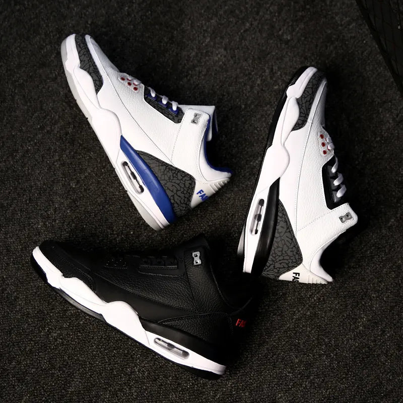 Scarpe di gomma in pelle