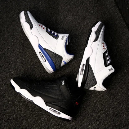 Scarpe di gomma in pelle