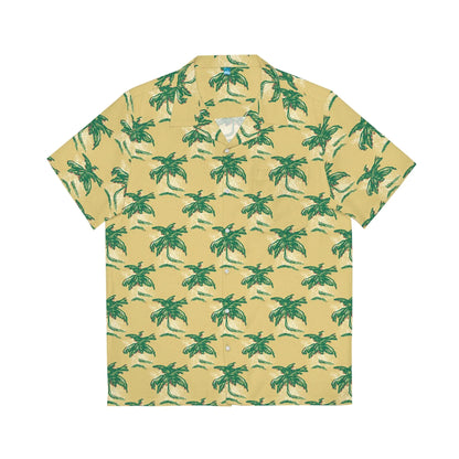 Camicia hawaiana tropicale Palm Mirage da uomo
