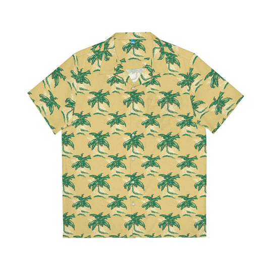 Camicia hawaiana tropicale Palm Mirage da uomo
