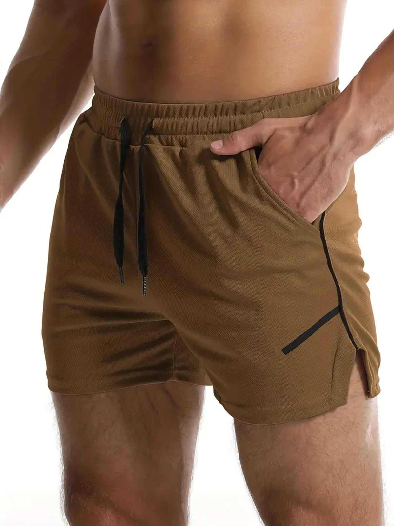 Pantaloni da corsa casual sottili in rete traspirante ad asciugatura rapida