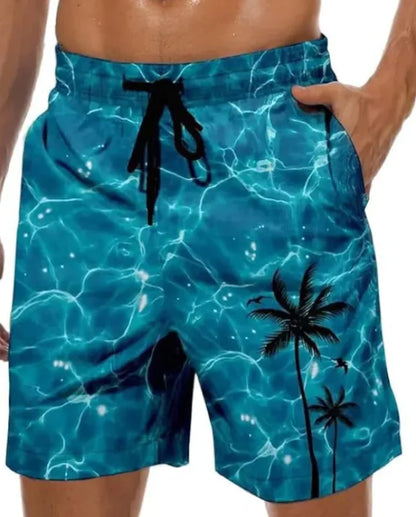 Pantaloni da spiaggia larghi e stampe 3D