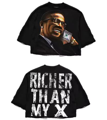 Camiseta Retro Y2K Hip Hop Callejera y Holgada