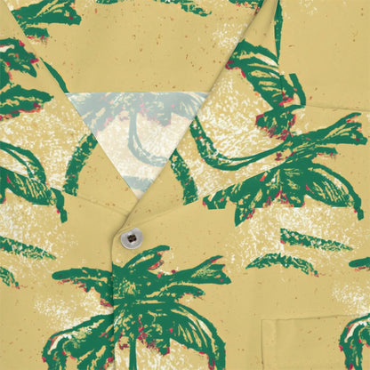 Camicia hawaiana tropicale Palm Mirage da uomo