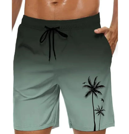 Pantaloni da spiaggia larghi e stampe 3D