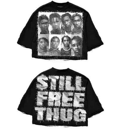 Camiseta Retro Y2K Hip Hop Callejera y Holgada