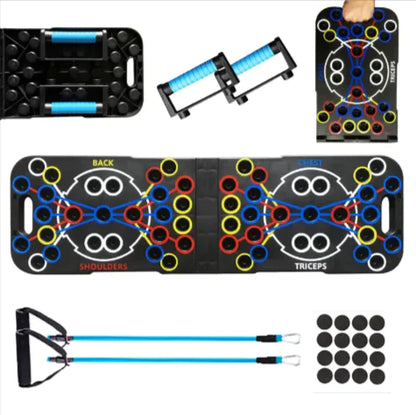 Tabla de Flexiones Multifuncional de 54 Agujeros