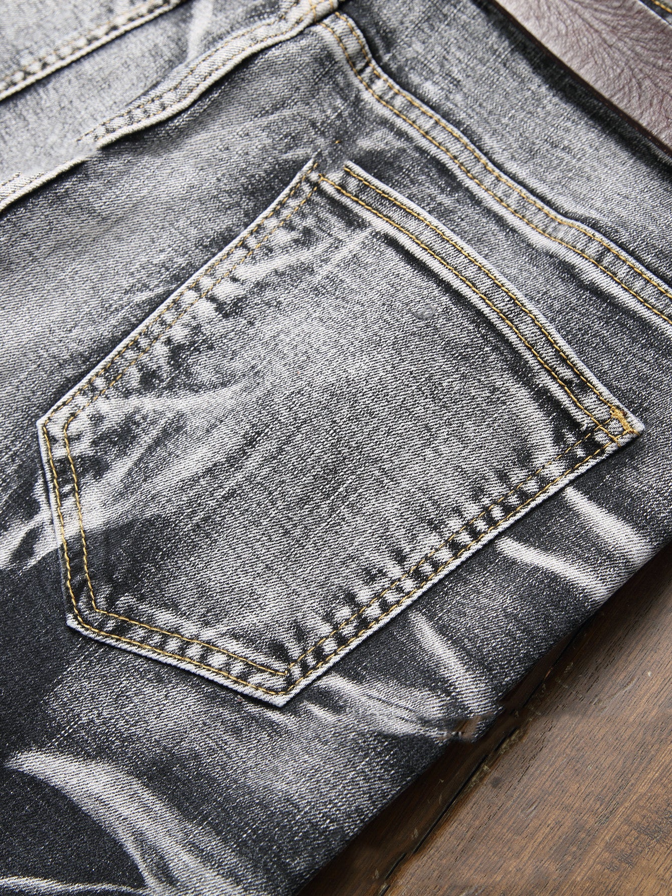 Slim Fit All-match Grigio Uomo Confortevole