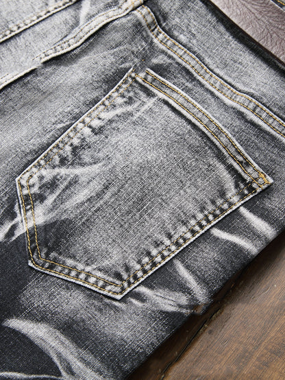 Slim Fit All-match Grigio Uomo Confortevole