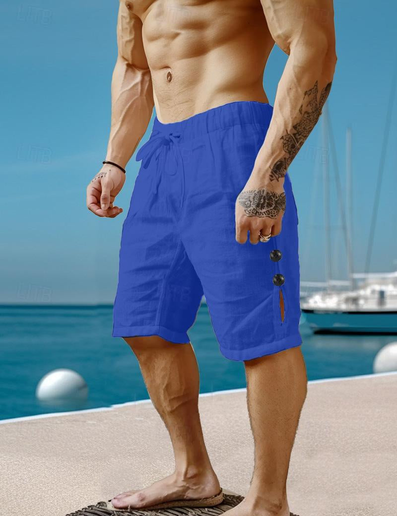 Pantaloncini estivi con tasca e coulisse, elastico in vita, comodi