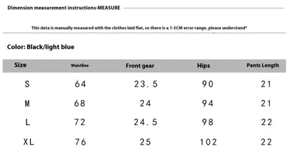 Pantaloncini in denim a vita bassa