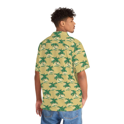 Camicia hawaiana tropicale Palm Mirage da uomo