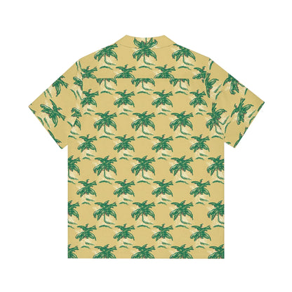 Camicia hawaiana tropicale Palm Mirage da uomo